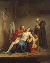 Śmierć Masaccio, c.1817